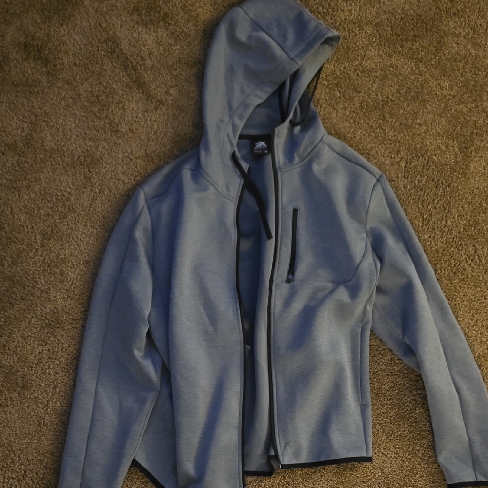 ZeroXposur Charcoal Hooded Sweater